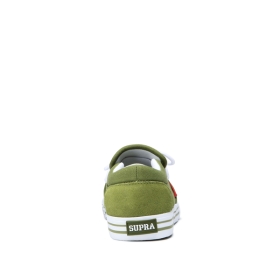 Supra Mens CUBA Low Top Shoes Moss/White/white | US-10958